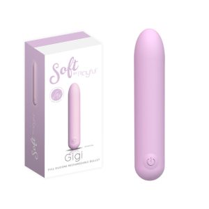 Playful Soft Gigi Soft Silicone Bullet Vibrator Purple MVB1403PUR 6975674680060 Multiview