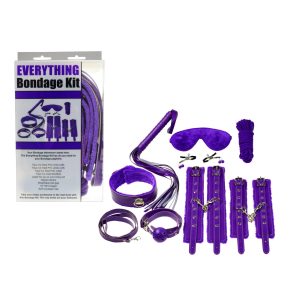 PleSur Everything Bondage Kit Purple PC87008PP 802991610974 Multiview