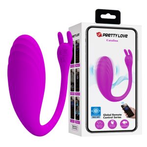 Pretty Love Catalina Smartphone App Egg Vibrator Purple BI 014935HP 6959532333954 Multiview