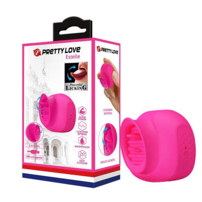 Pretty Love Estelle Rechargeable Clitoral Licking Vibrator Pink BI 014753 1 6959532332261 Multiview