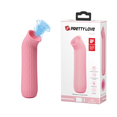Pretty Love Ford Rechargeable Sucking Clitoral Stimulator Light Pink BI 014547 7 6959532321401 Multiview