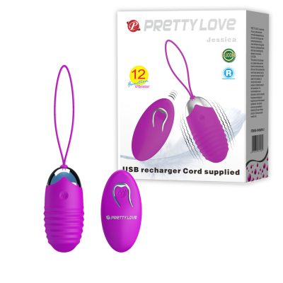 Pretty Love Jessica Wireless Remote Rechargeable Egg Vibrator Purple BI 014362W 3 6959532318289 Multiview