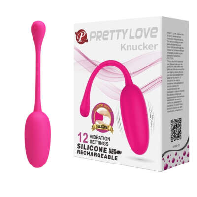 Pretty Love Knucker Super Soft Wireless Remote Egg VIbrator Pink BI 014786 6959532325416 Multiview