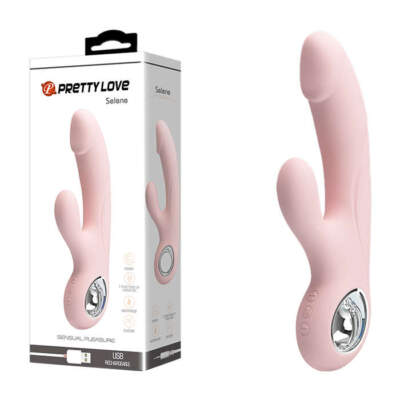 Pretty Love Selene Rechargeable Rabbit Vibrator Light Pink BI 014513 1 6959532330847 Multiview