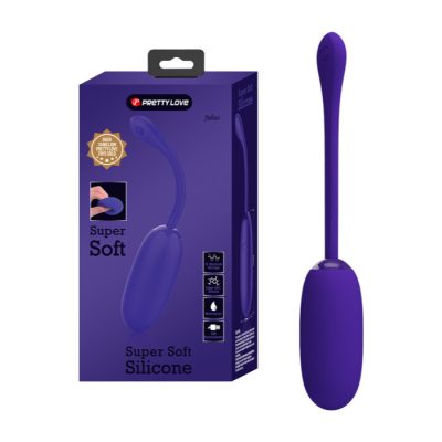 Pretty Love Super Soft Silicone Julius Egg Vibrator Purple BI 014653 3 6959532334890