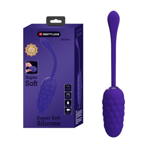 Pretty Love Super Soft Silicone Marina Egg Vibrator Purple BI 014708 3 6959532334883 Multiview