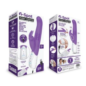 Rabbit Essentials G-Spot Rabbit Vibrator Purple RR-004PUR