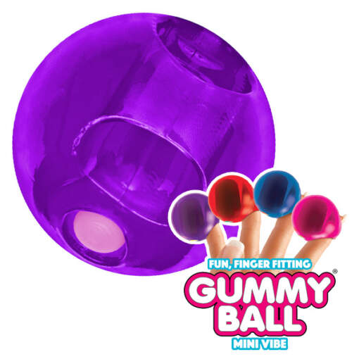 Rock Candy Toys Gummy Ball Finger Vibe Purple