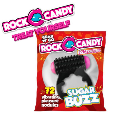 Rock Candy Toys Sugar Buzz Vibrating Cock Ring Black RC SBZ 101 BK 850006647811 Detail