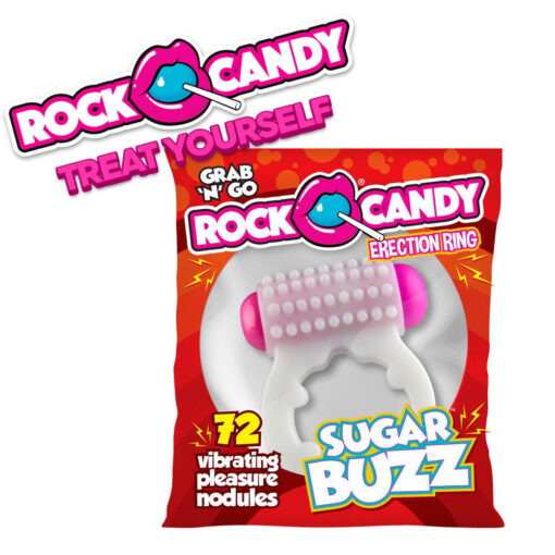 Rock Candy Toys Sugar Buzz Vibrating Cock Ring White RC SBZ 101 W 850006647835 Detail