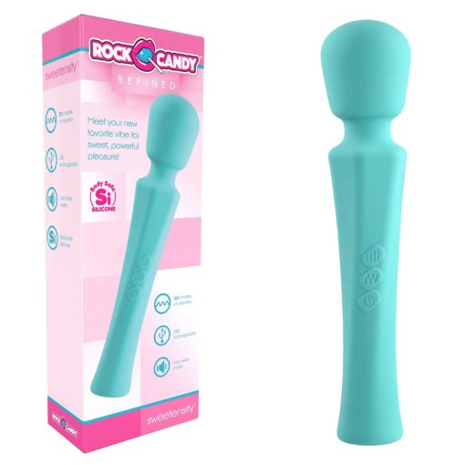 Rock Candy Toys Sweetensity Wand Vibrator Teal RC RFST 101 850006647897 Multiview