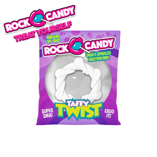 Rock Candy Toys Taffy Twist Cock Ring White RC TWS 101 W 850006647781 Detail