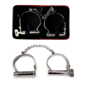 Rouge Stainless Steel Ankle Shackles Silver RAS040 5060404815766 Multiview