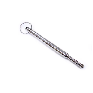 Rouge Stainless Steel Vibrating Urethral Probe Wand Chrome RVW035 5060404815698 Detail