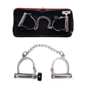 Rouge Stainless Steel Wrist Shackles Silver RWS023 5060404815377 Multiview
