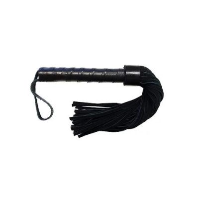 Rouge Suede Leather Flogger Leather Handle Black RSF1167 5060404819016 Detail