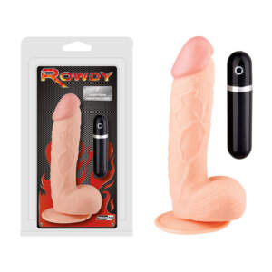 Rowdy 8 Inch Vibrating Dong Light Flesh FPBE067A00 051 4892503142174 Multiview