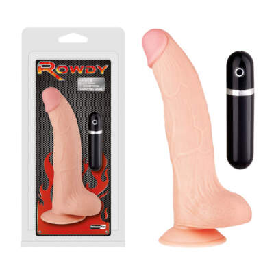 Rowdy 9 Inch Vibrating Dong Light Flesh FPBE220A00 051 4892503142075 Multiview