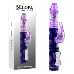 SELOPA – Bunny Thruster Thrusting Rabbit Vibrator (Purple)
