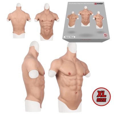 ST Rubber XX Dreamstoys Silicone Male Muscle Body Form XL Light Flesh ST256473 4041937564735 Multiview
