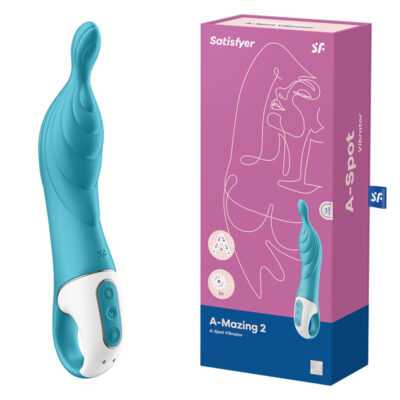 Satisfyer A Mazing 2 Dual Motor A Spot Vibrator Turquoise 4018331 4061504018331 Multiview