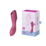 Satisfyer Curvy Trinity 3 Air Pulse Vibrator Berry Red 4036526 4061504036526 Multiview