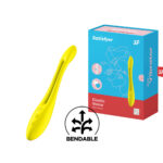 Satisfyer Elastic Game Couples Multi Function Vibrator Yellow SATEGYLW 4061504007656 Multiview