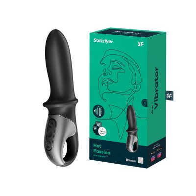 Satisfyer Hot Passion App Enabled Heating Anal Vibrator Black 4001647 4061504001647 Multiview