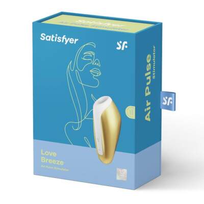 Satisfyer Love Breeze Air Pulse Clitoral Stimulator Yellow SATLBYEL 4061504003474 Boxview