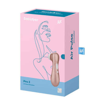 Satisfyer Pro 2 Air Pulse Clitoral Stimulator New Packaging 2020 SATPRO2 4049369015030 Boxview
