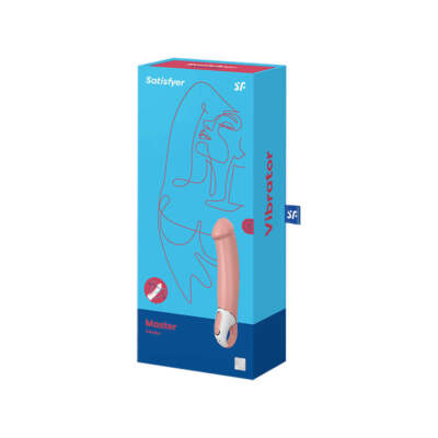 Satisfyer Vibes Master Penis VIbrator Tan Flesh Brown SATVIBEMP 4049369016440 Boxview