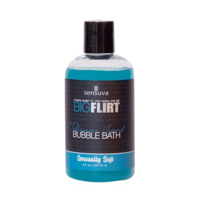 Sensuva Big Flirt Pheromone Inflused Scented Bubble Bath Sensually Soft Blue Cucumber Melon 237ml 855559008287 Detail