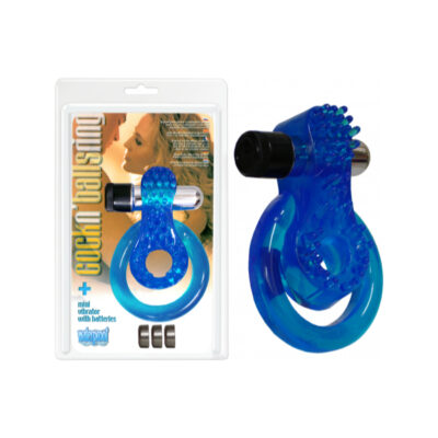 Seven Creations Cock n Balls Vibrating Cock Ring Blue 05263VCBLUBCD 4890888123108 Multiview