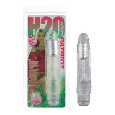 Seven Creations H2O H20 Patriot Wet VIbe Vibrator Clear 90300400TCL1 CS 4897042500584 Multiview
