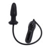 Seven Creations Inflatable Vibrating Butt Plug Black 216 64BLK BX 4890888141256 Detail
