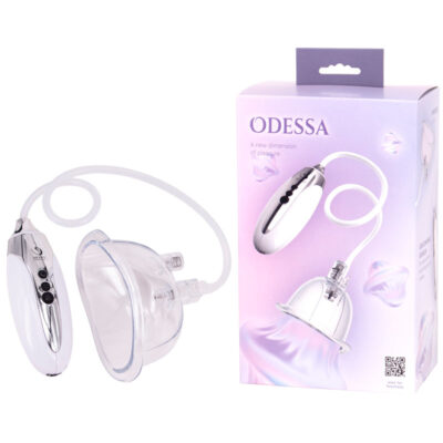 Seven Creations Odessa Rechargeable Automatic Pussy Pump Clear White Chrome Y0038W7SPGBX 6946689012139 Multiview