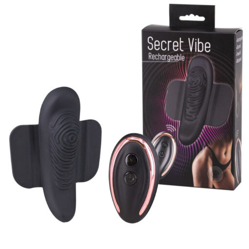 Seven Creations Secret Vibe Rechargeable Wireless Remote Panty Vibrator Black 2420 01BLK B53 BX 4890888141911 Multiview