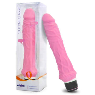 Seven Creations Silicone Classic 7 point 5 Inch Penis Vibrator Pink B0096R2SPGPX 6946689006503 Multiview