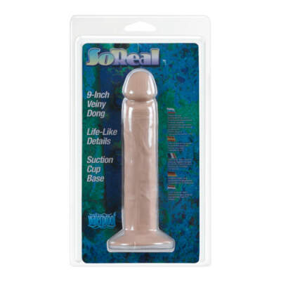 Seven Creations So Real 9 Inch Veiny Dong Light Flesh 18 35LFL 4890888137549 Boxview