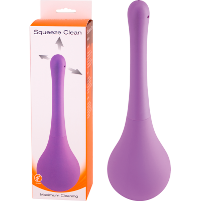 Seven Creations Squeeze Clean Anal Douche Cleanser Purple F0069P90PGBX 6946689011675 Multiview