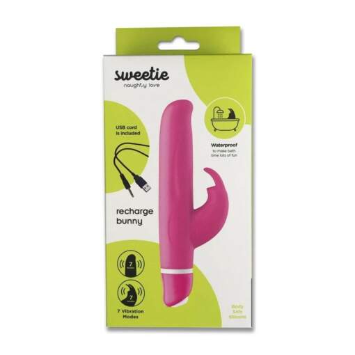 Seven Creations Sweetie Rechargeable Rabbit Vibrator Pink B026R4SPGBX 6946689011941 Boxview