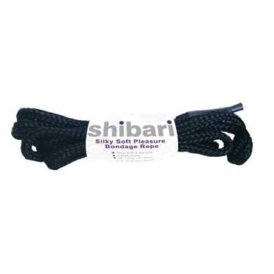 Shibari Silky Soft Bondage Rope 5 metre Black 859612002588 Boxview