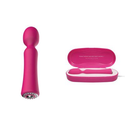 Shots Discretion Pearl Rechargeable Wand Vibrator Pink DIS001PNK 8714273532404 Multiview