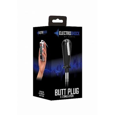 Shots Electroshock E-Stimulation Butt Plug Black ELC013BLK 8714273549631