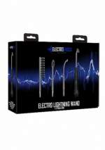 Shots Electroshock Electro Lightning Wand Electro Stimulation Kit Black ELC015BLK 8714273531285 Boxview