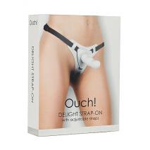 Shots Ouch Delight Strap On White OU060WHT 8714273950253