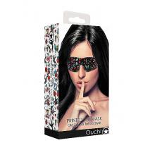Shots Ouch Old School Tattoo Style Printed Eyemask OU449BLK 8714273491664 Boxview