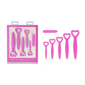 Shots Ouch Silicone 5 Pc Vaginal Dilator Set Pink OU485PNK 7423522526590 Multiview