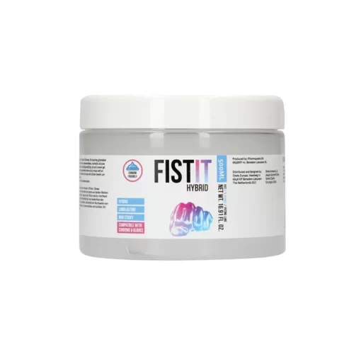 Shots Pharmquests Fist It Hybrid Water Silicone Fisting Lubricant 500ml PHA312USA 7423522527528 Boxview