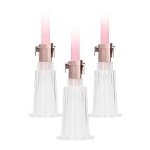 Shots Pumped Clitoral and Nipple Pump Set Rose Gold PMP024ROS 8714273548443 Cups Detail